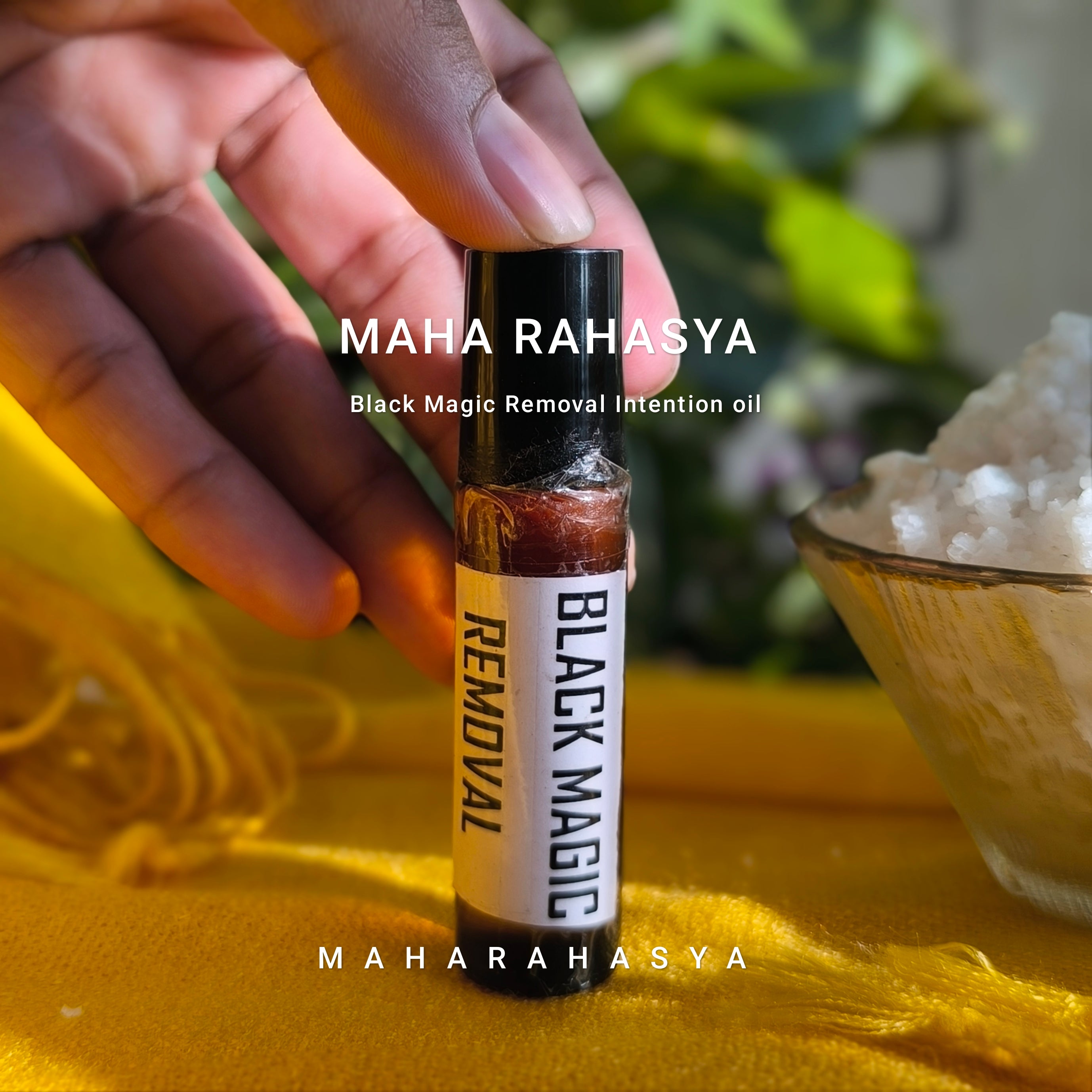 BLACK MAGIC REMOVAL OIL – Protection & Reversal Energy (10 ml Roll-On)